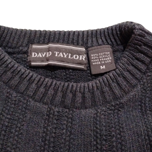 VINTAGE David Taylor Crew Neck Sweater - Picture 4 of 5